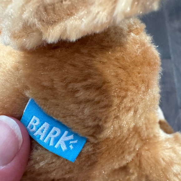 🎉HP🎊  Barkbox Adorable Brown and Tan Stuffed Pet Dog Squirrel Plush Toy - Picture 5 of 5